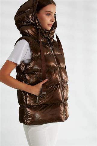 D99071-2K6 ROBİN YELEK-KAHVE
