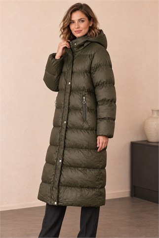 Kadın Haki Mont D99744-2K7