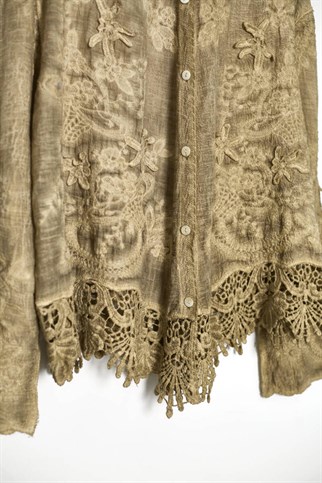 Güpürlü ve İşlemeli Kadın Gömlek M38785-2Y6