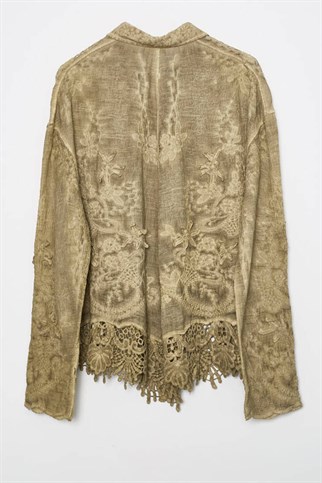 Güpürlü ve İşlemeli Kadın Gömlek M38785-2Y6