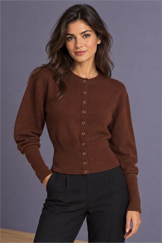 Kadın Kahve Triko T95230-2K7