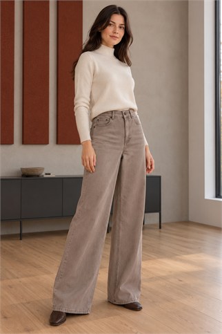 Kadın Camel Pantolon 3592-2K7