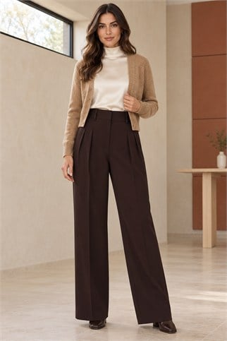 Kadın Kahve Pantolon 9012-2K7