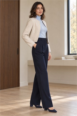 Kadın Lacivert Pantolon 9012-2K7