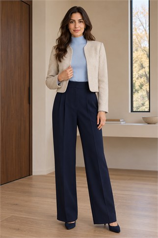 Kadın Lacivert Pantolon 9012-2K7