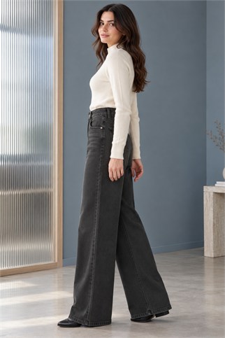 Kadın Siyah Pantolon 3592-2K7