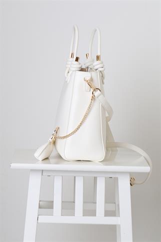 SİSLEY BEYAZ KADIN EL ÇANTASI 168-2Y5