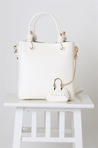 SİSLEY BEYAZ KADIN EL ÇANTASI 168-2Y5