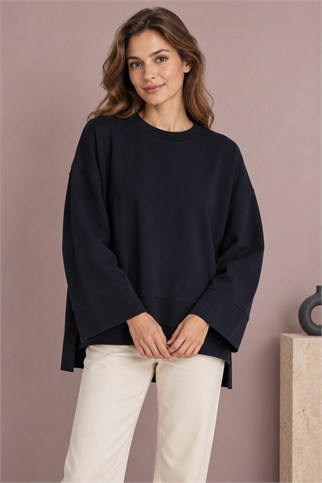 32560-2K7 SOUL BLUZ-NAVY