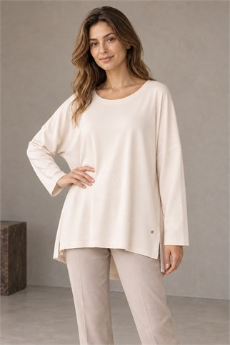 26-7236-2K7 SY COLL TUNİK-BEJ