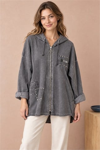 11099-2K7 VELA CEKET-GRİ