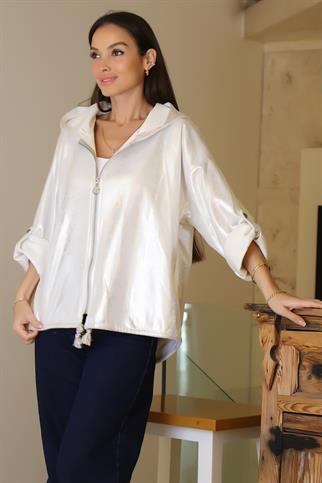 29320-2K6 VELA CEKET-GÜMÜŞ