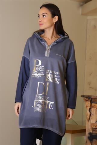 53153-2K6 VELA ELBİSE-İNDİGO