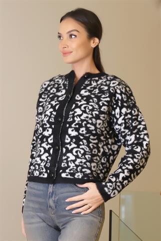 4503-2K6 ZENTONİ HIRKA-SİYAH BEYAZ