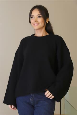 7014-2K6 ZENTONİ KAZAK-SİYAH