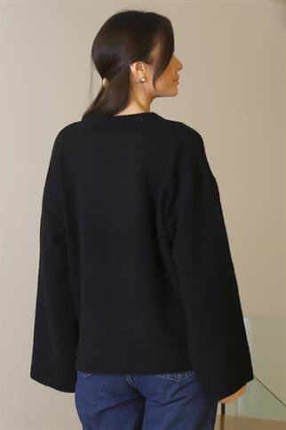 7014-2K6 ZENTONİ KAZAK-SİYAH