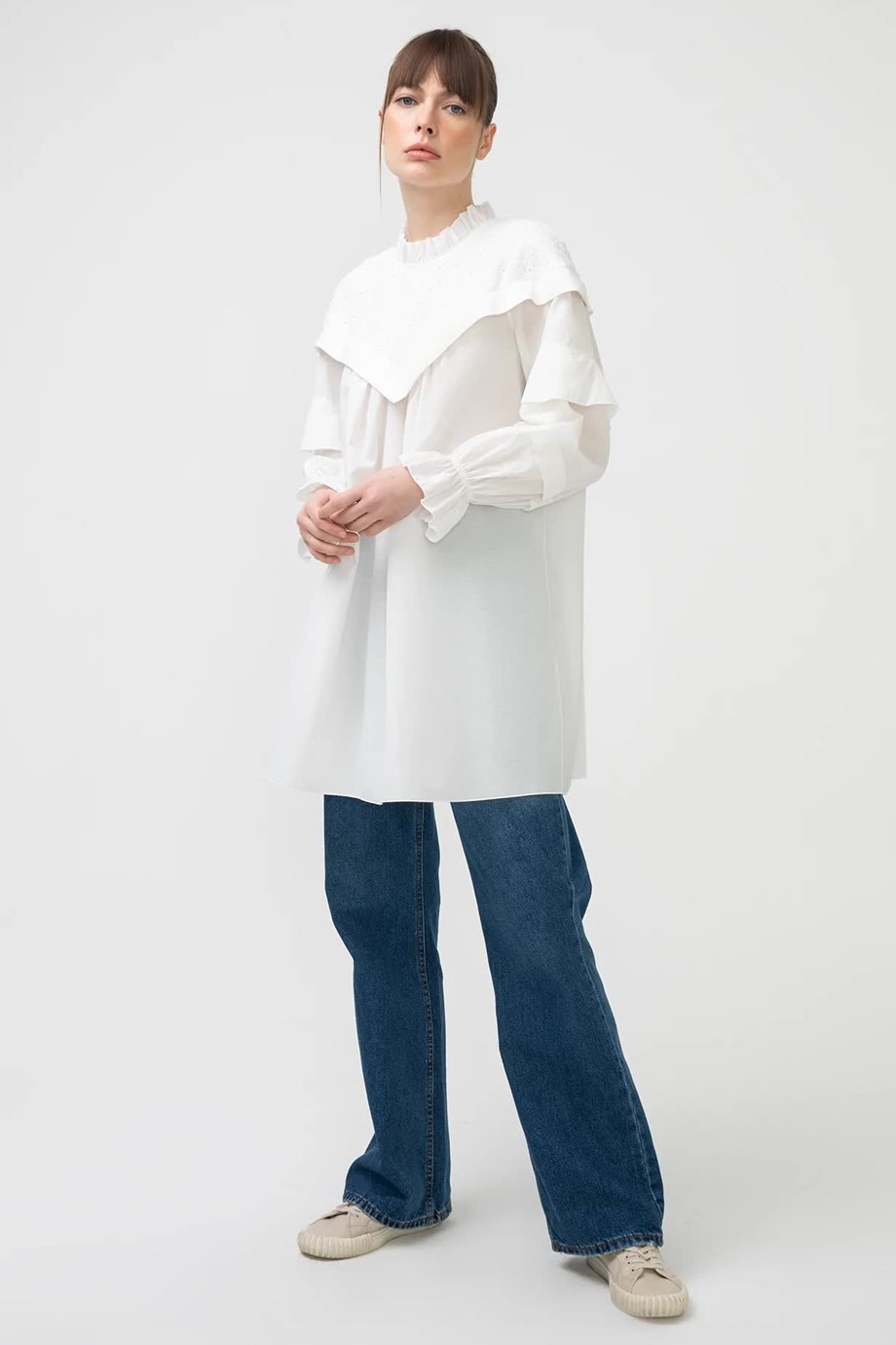 005-2K3 TOUCHE TUNİKBEYAZ