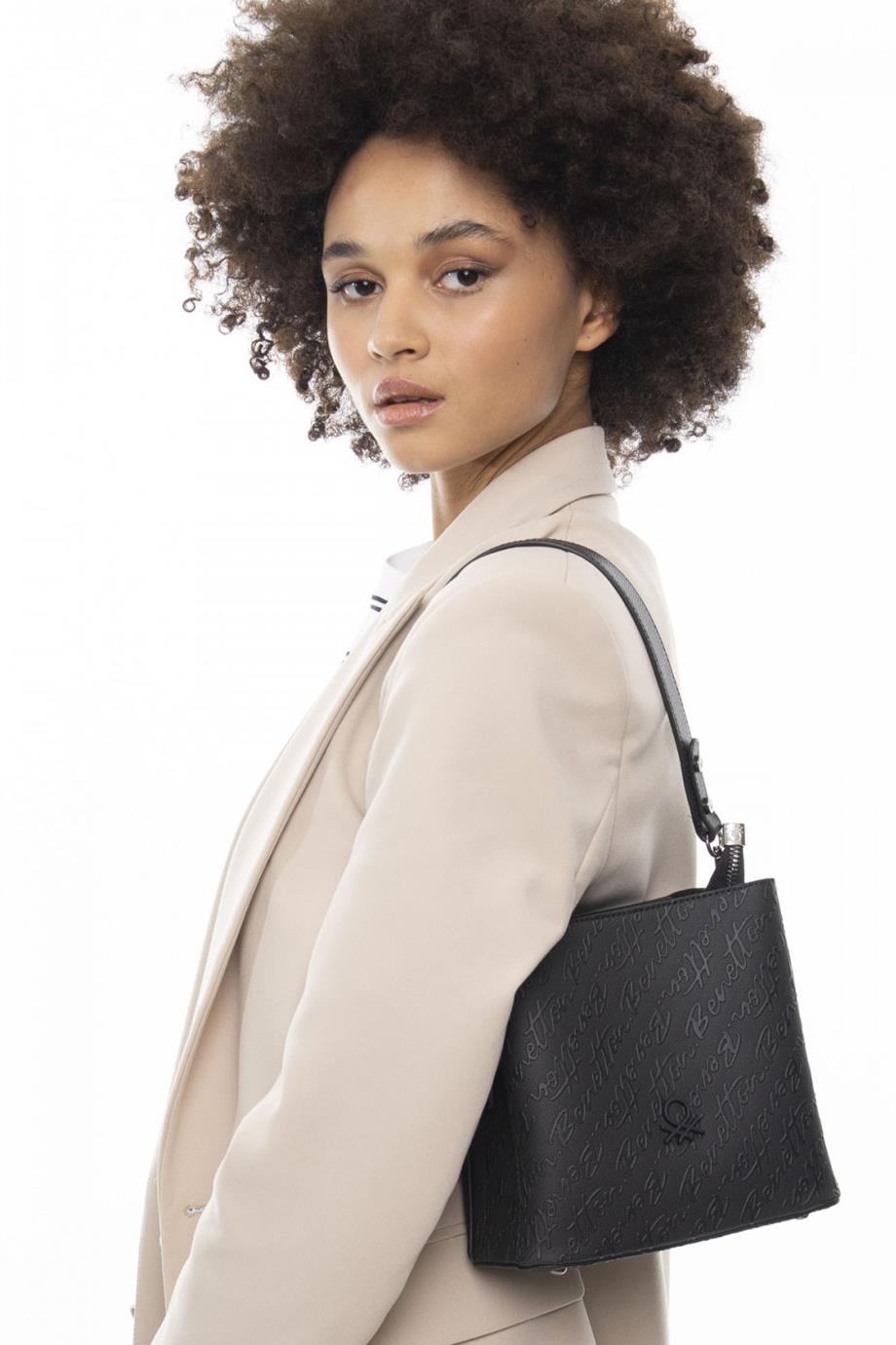 1053-2Y3 BENETTON ÇANTASİYAH