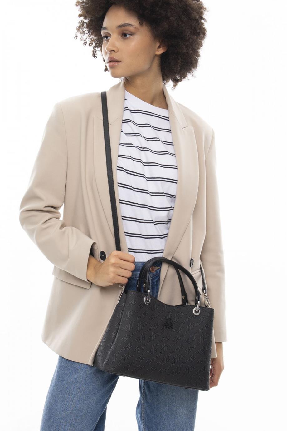 1055-2Y3 BENETTON ÇANTASİYAH