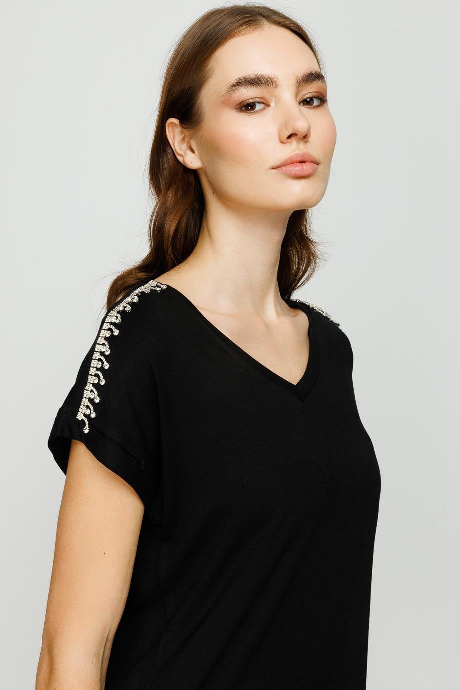 11341-2Y3 ONTEKS BLUZSİYAH