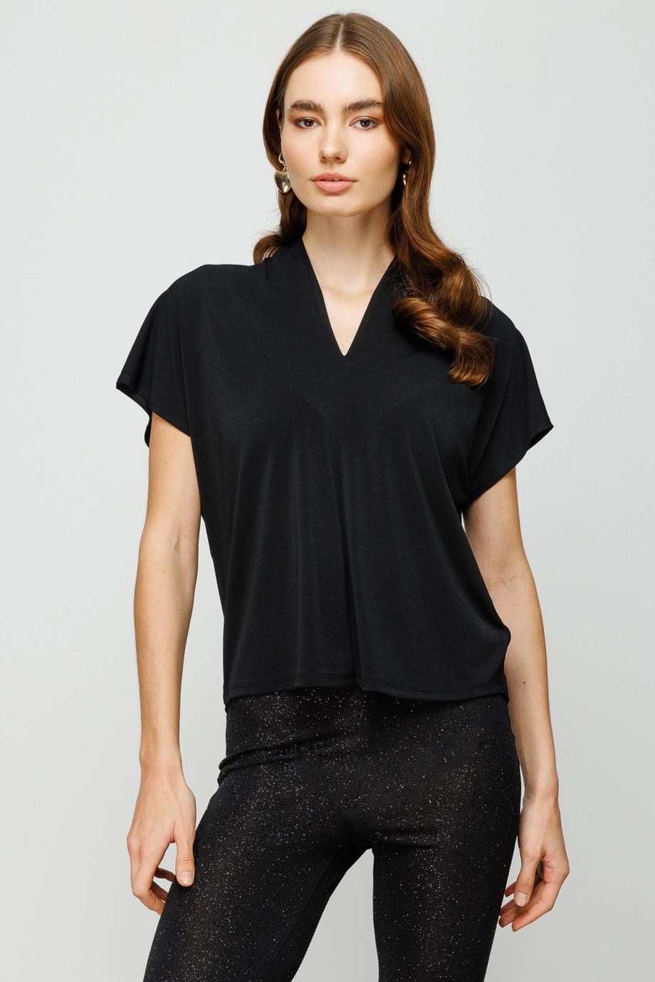 11449-2Y3 ONTEKS BLUZSİYAH