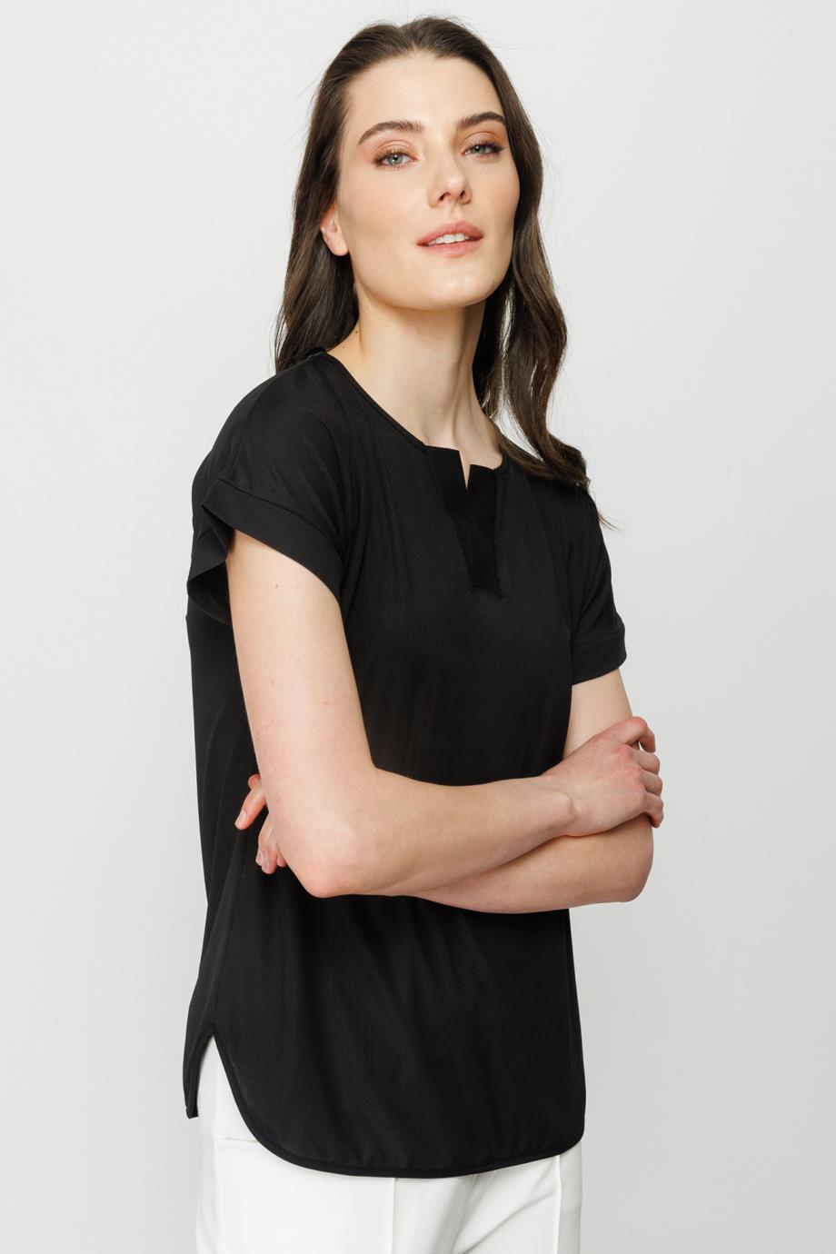 11495-2Y3 ONTEKS BLUZSİYAH