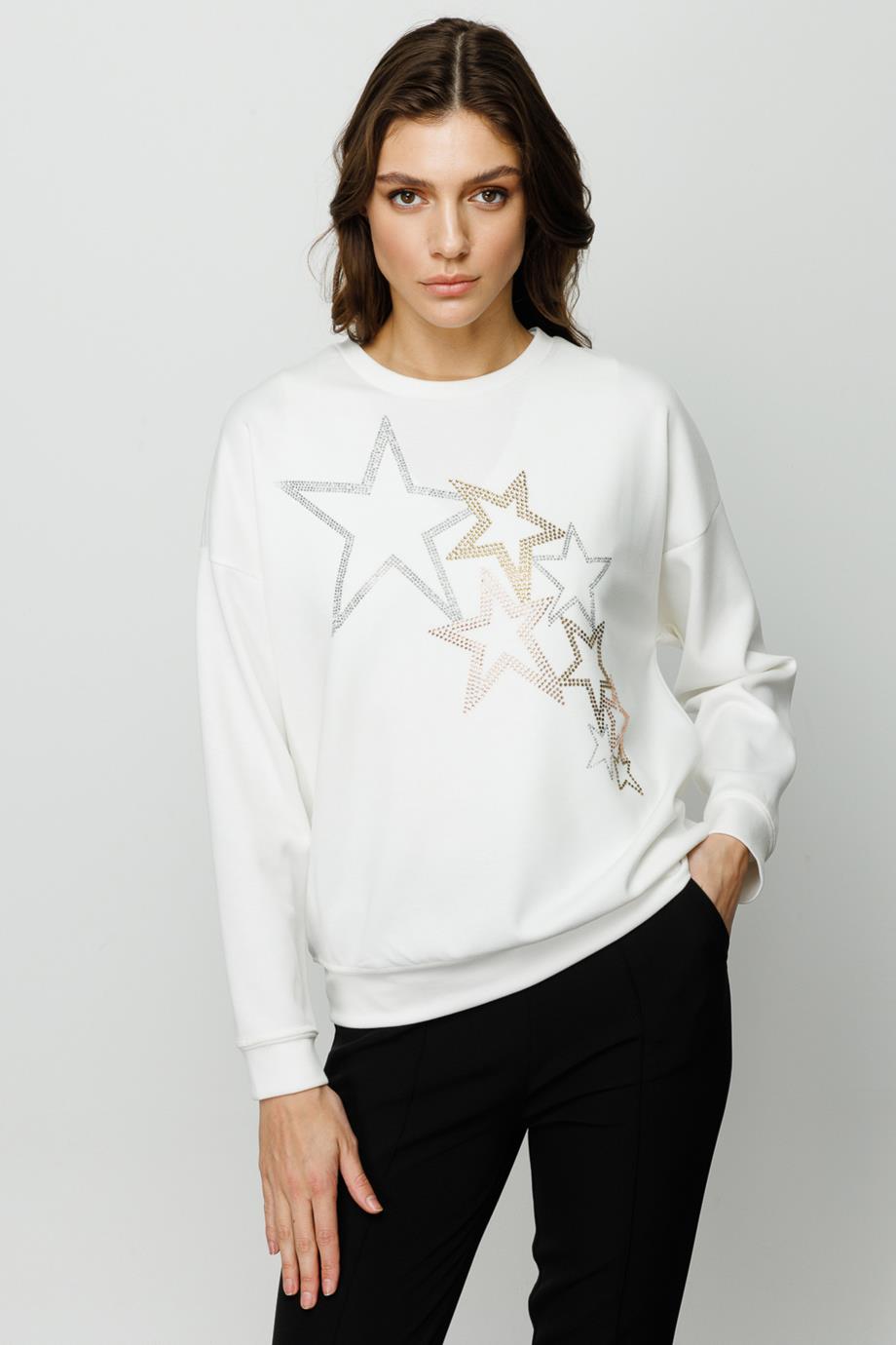 16361-2Y3 ONTEKS SWEATBEYAZ