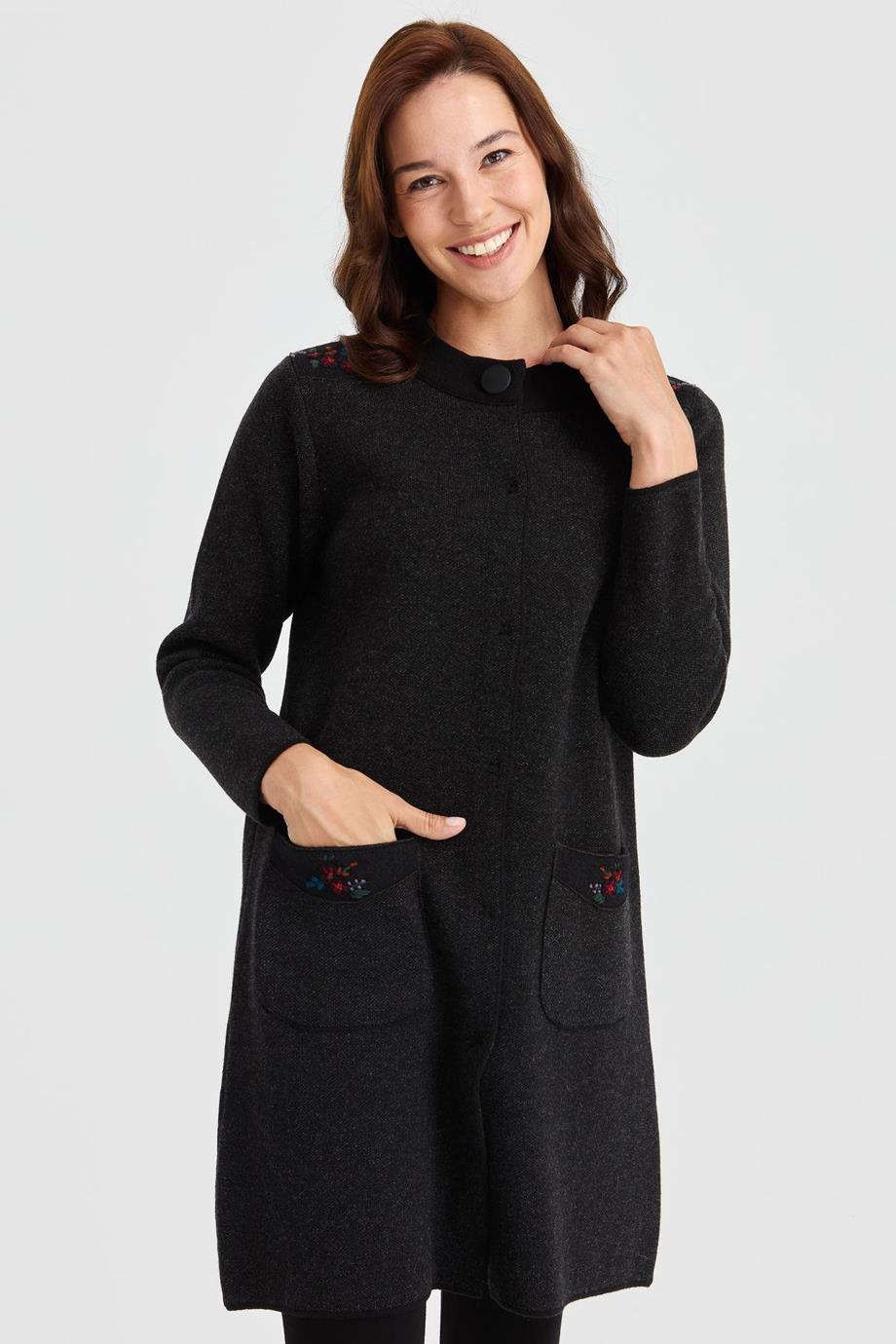 23007-2K4 DESEN KABANSİYAH