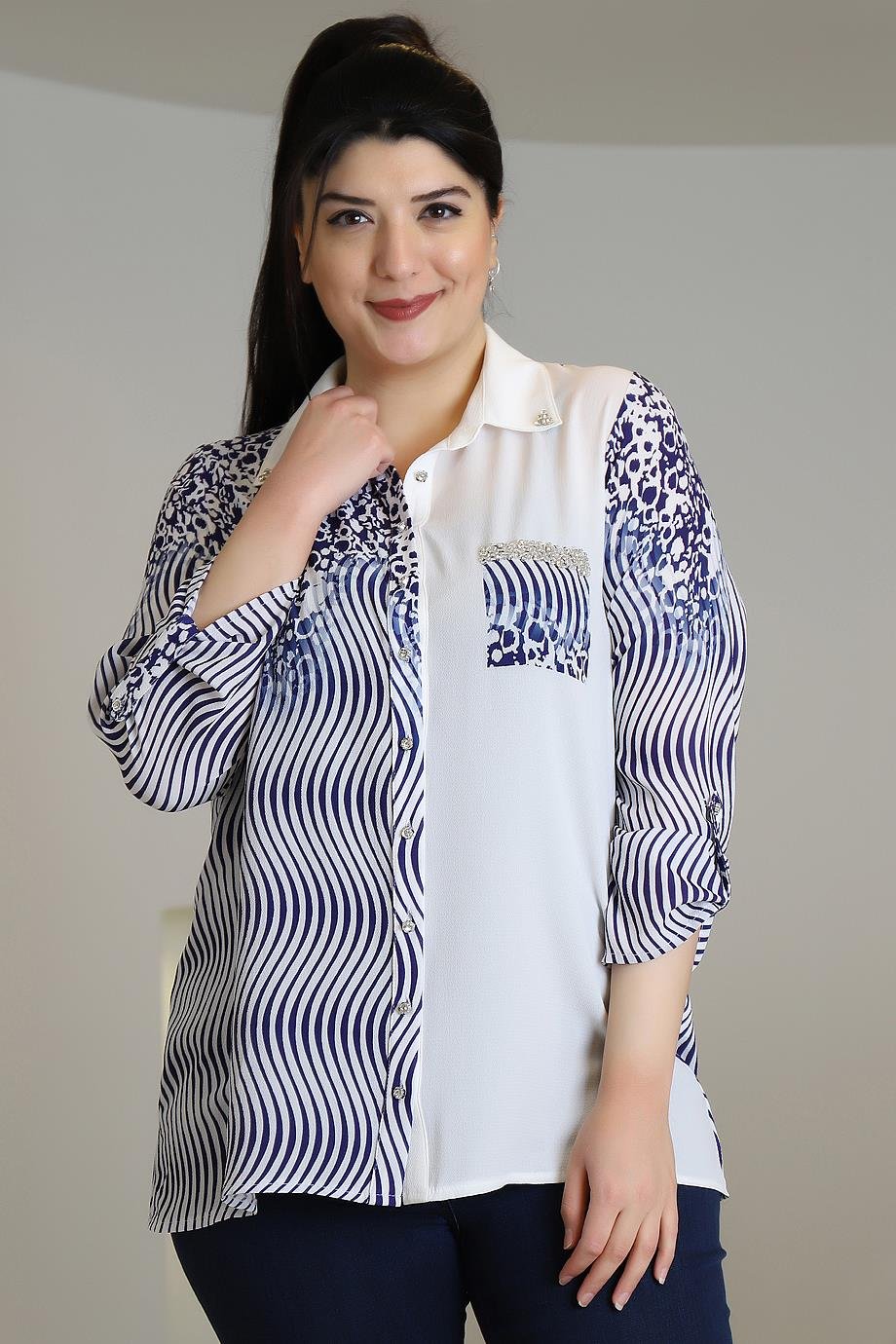 2312-2Y3 FLAŞ TRİKO GÖMLEKLACİ