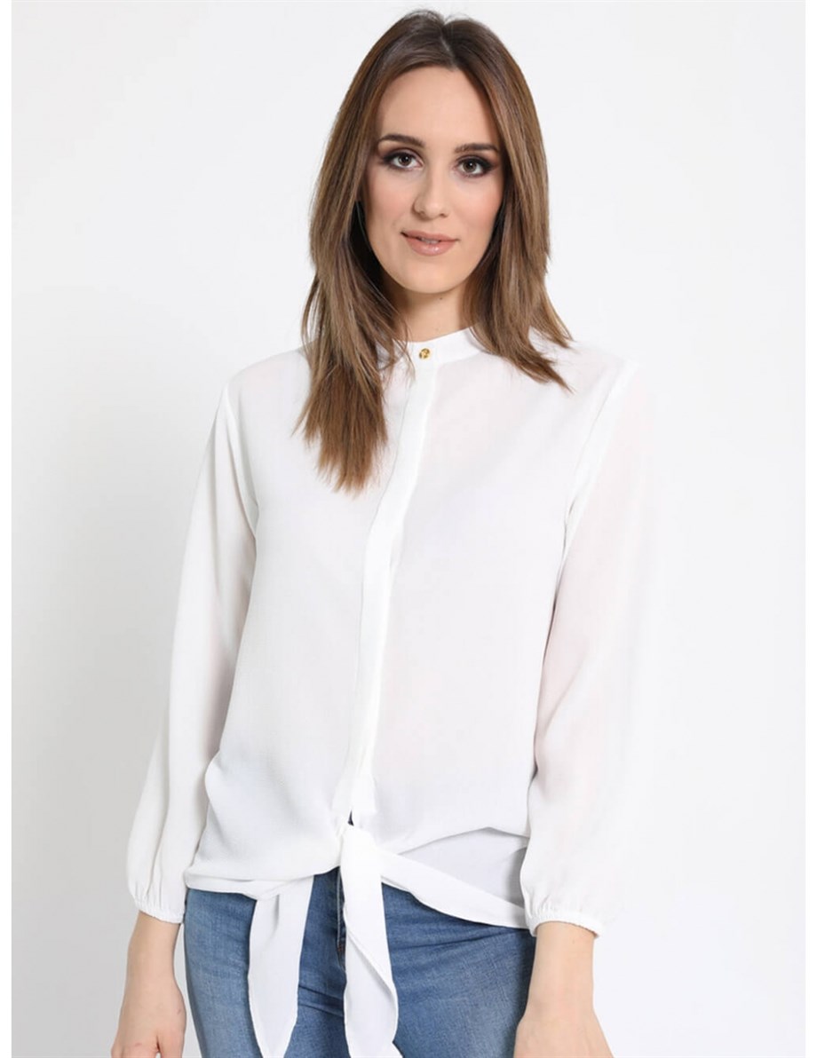 25544-2Y1 BEBE PLUS GÖMLEKEKRU