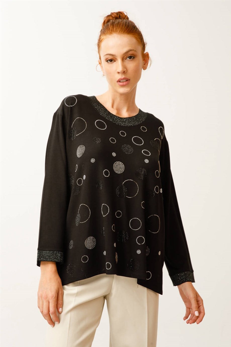 30051-2K3 MUTLU ERTAN BLUZSİYAH