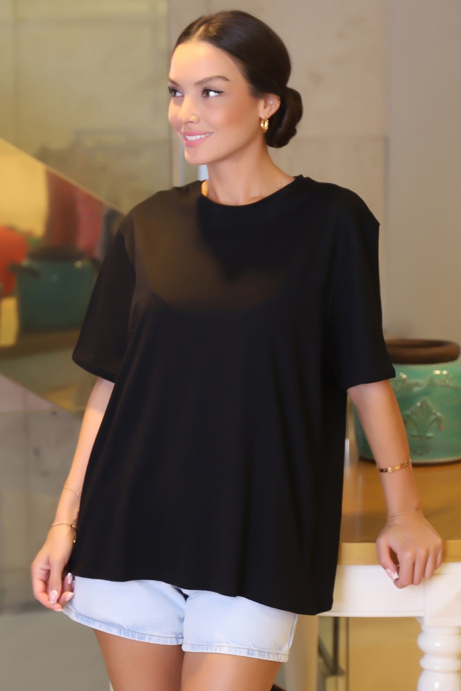 30142-2Y2 DİLVİN T SHIRTSİYAH