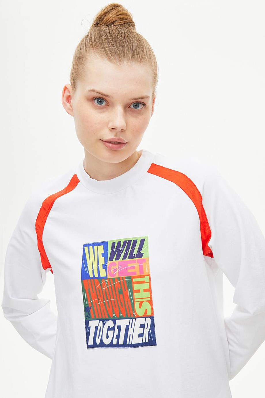 31013-2Y2 KAYRA SWEATOPTİK BEYAZ