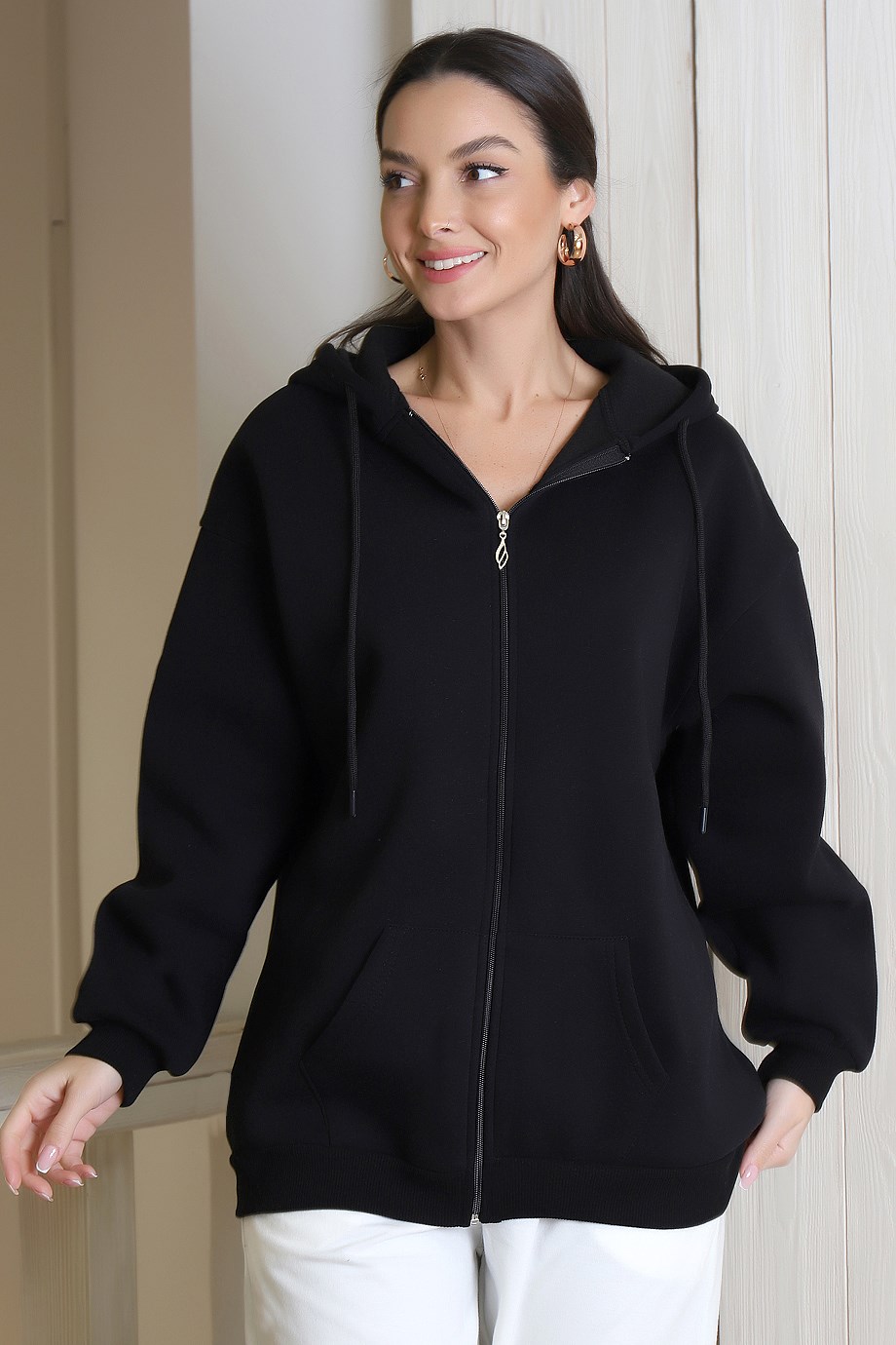 3556-2K3 ADYES SWEATSİYAH