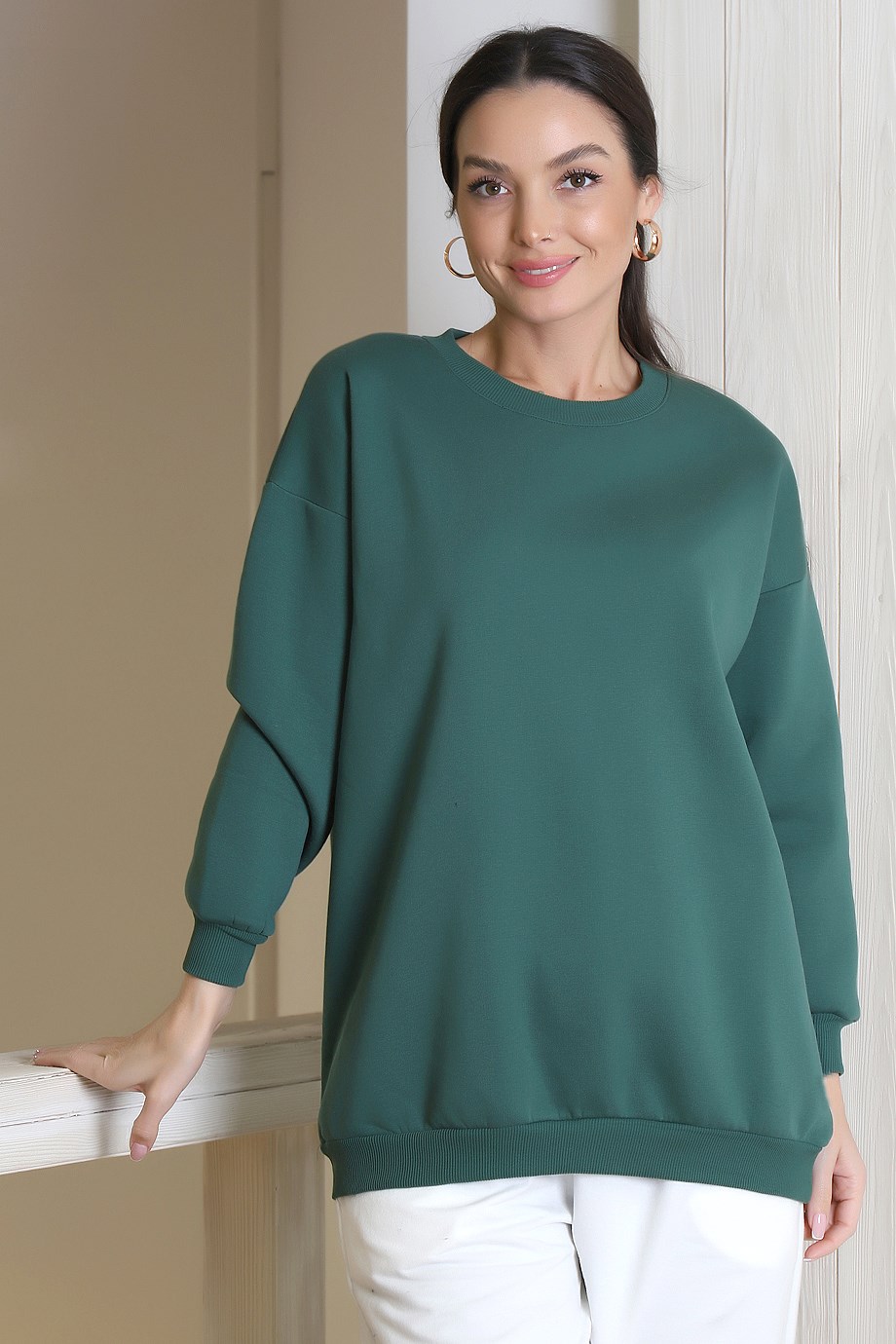 3602-2K3 ADYES SWEATYEŞİL