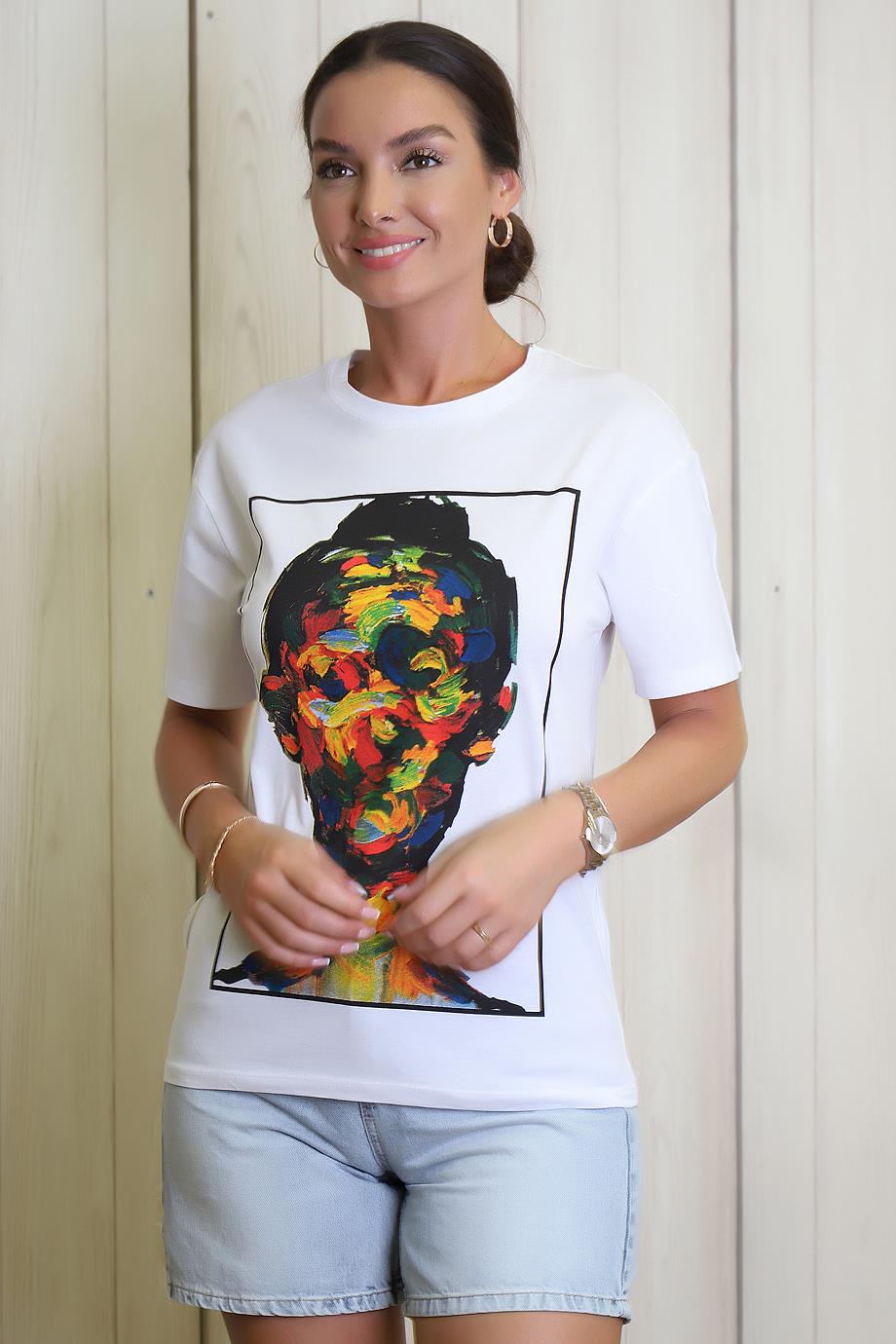 3700-2Y3 ADYES TSHIRTBEYAZ