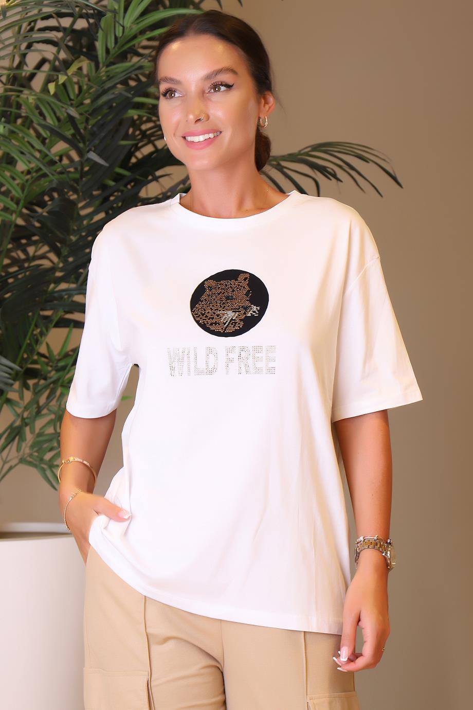 7625-2Y3 MİNT TSHIRTBEYAZ
