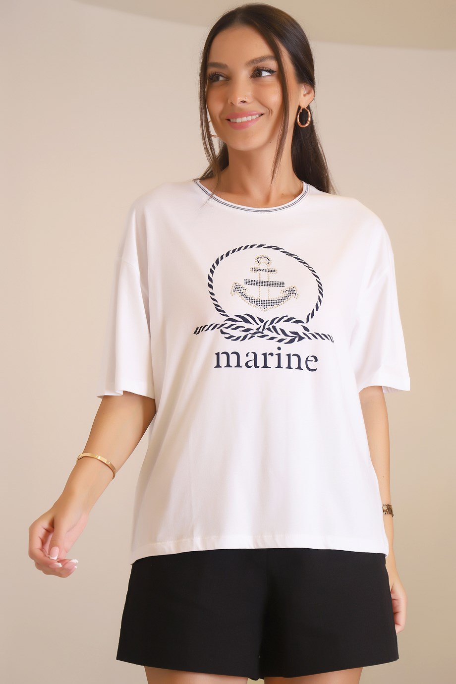 7785-2Y2 JOGGY T-SHIRTNAVY