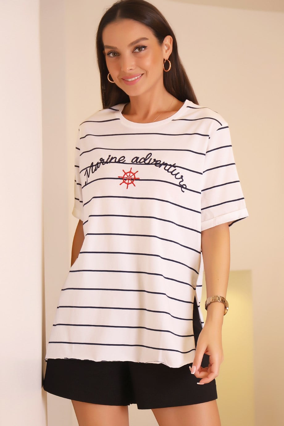 7791-2Y2 JOGGY T-SHIRTBEYAZ