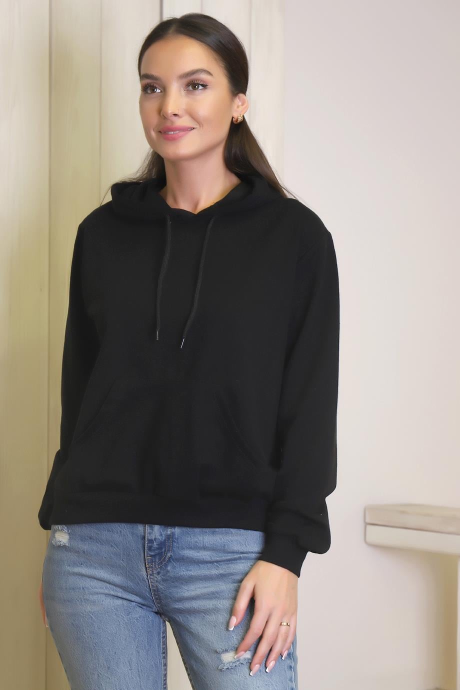 ADYES3301-2K4 ADYES SWEATSİYAH