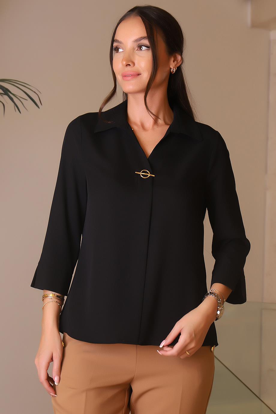 AYHAN81285-2K4 AYHAN BLUZSİYAH