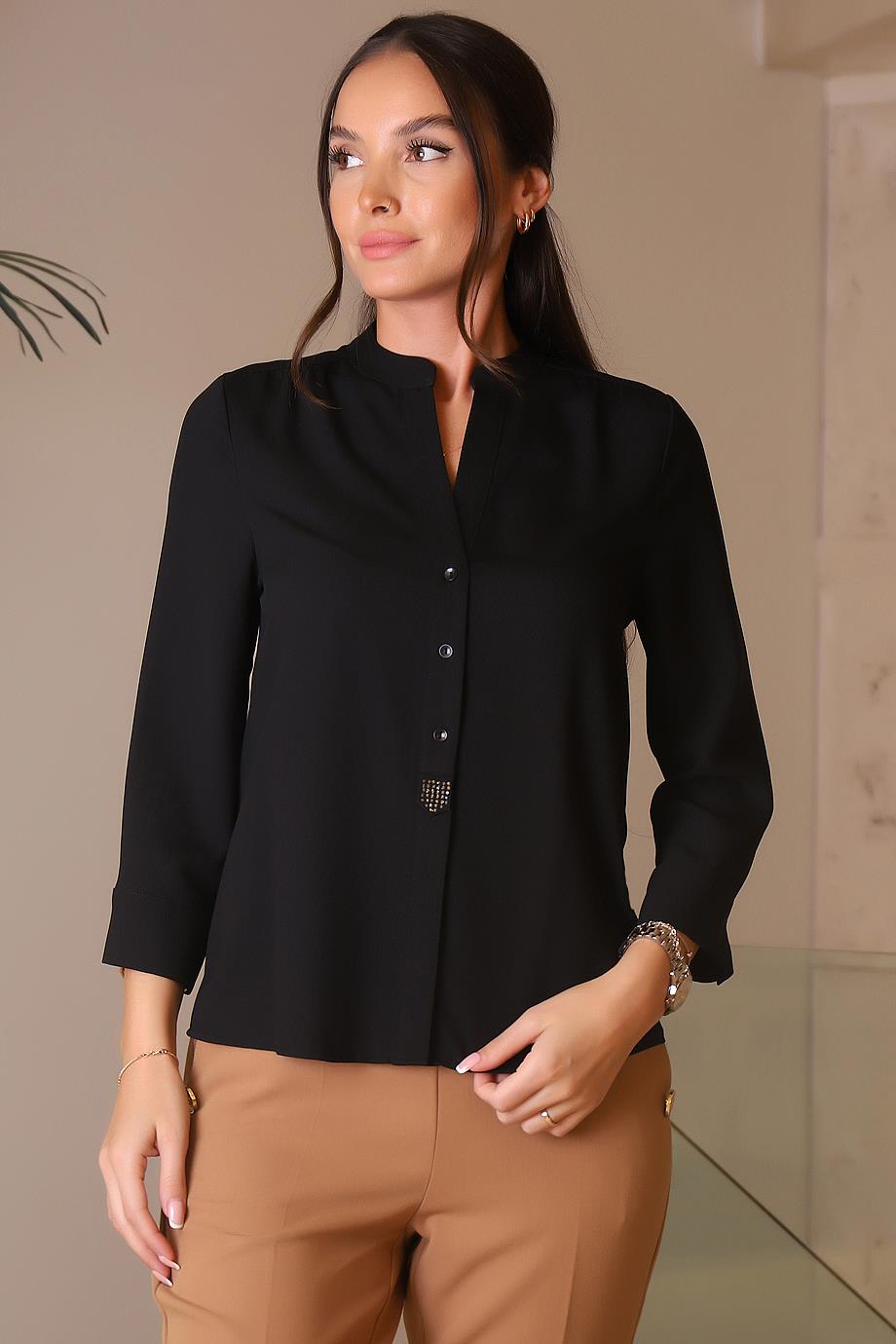 AYHAN81837-2K4 AYHAN BLUZSİYAH