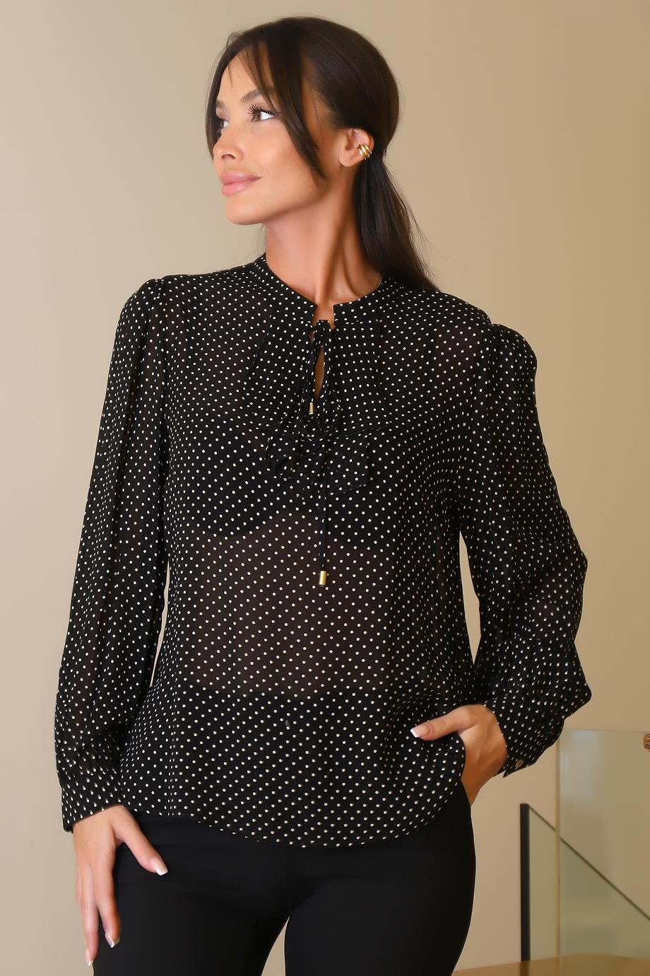 AYHAN82243-2K6 AYHAN BLUZSİYAH