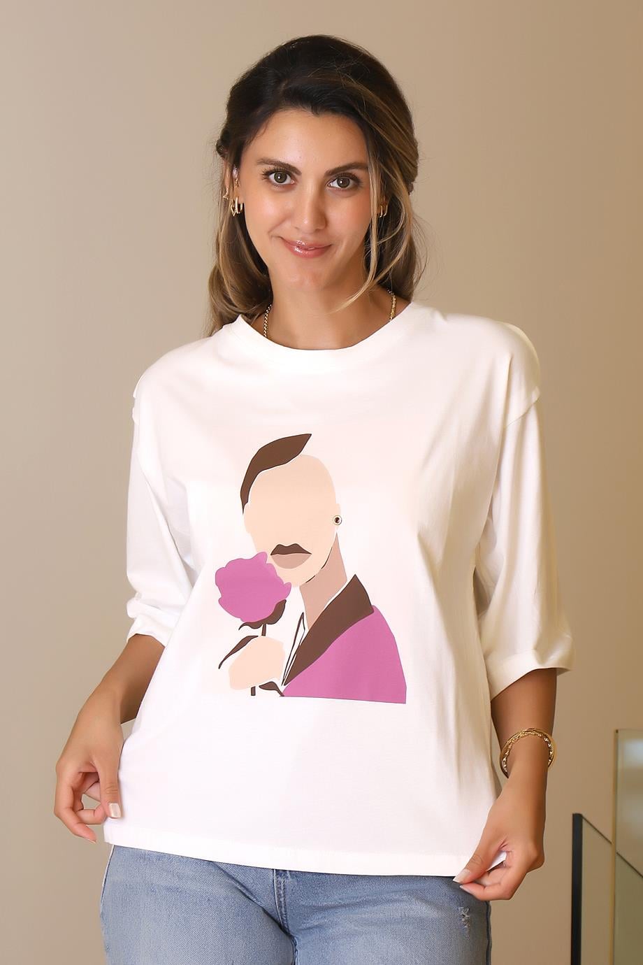 BEBE PLUS27854-2Y5 BEBE PLUS T-SHIRTEKRU