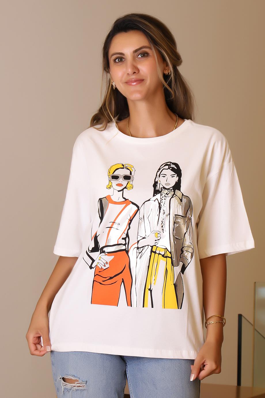 BEBE PLUS28479-2Y5 BEBE PLUS T-SHIRTEKRU