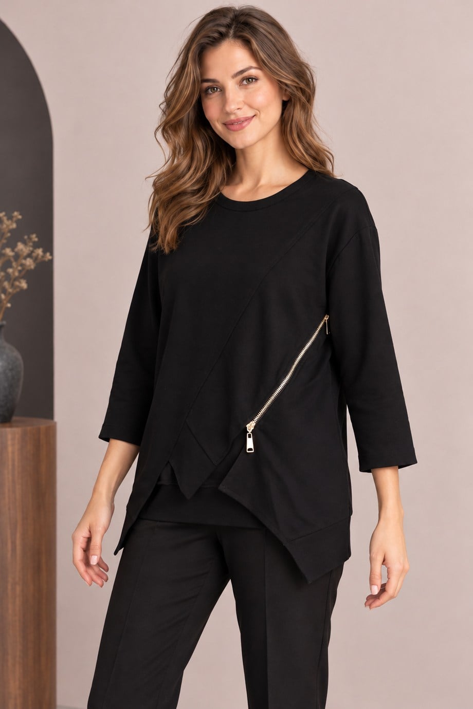 BEBE PLUS31313-2K7 BEBE PLUS SWEAT-SİYAH