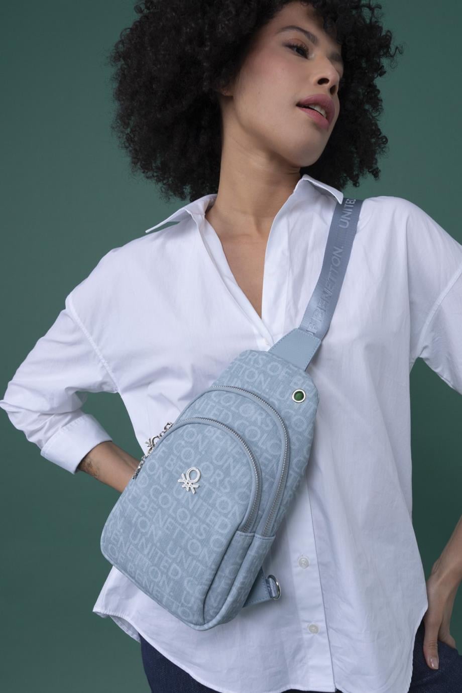 BENETTON-ST DERİ1286-2Y4 BENETTON ÇANTAMAVİ