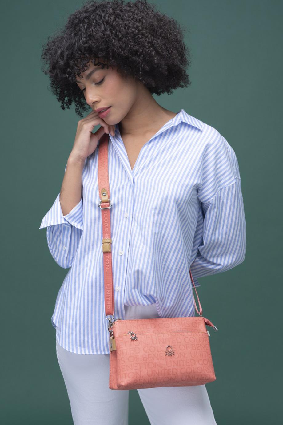 BENETTON-ST DERİ1295-2Y4 BENETTON ÇANTAMERCAN CAMEL