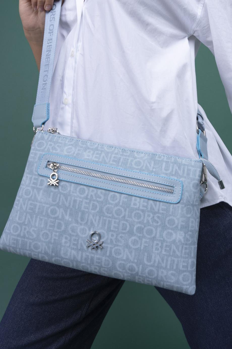 BENETTON-ST DERİ1314-2Y4 BENETTON ÇANTAMAVİ