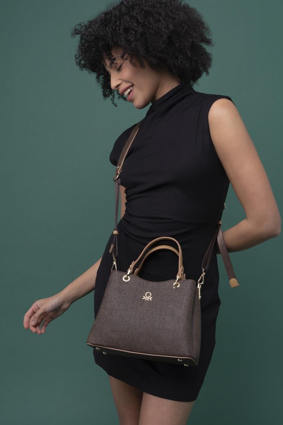 BENETTON-ST DERİ1315-2Y4 BENETTON ÇANTAKAHVE CAMEL
